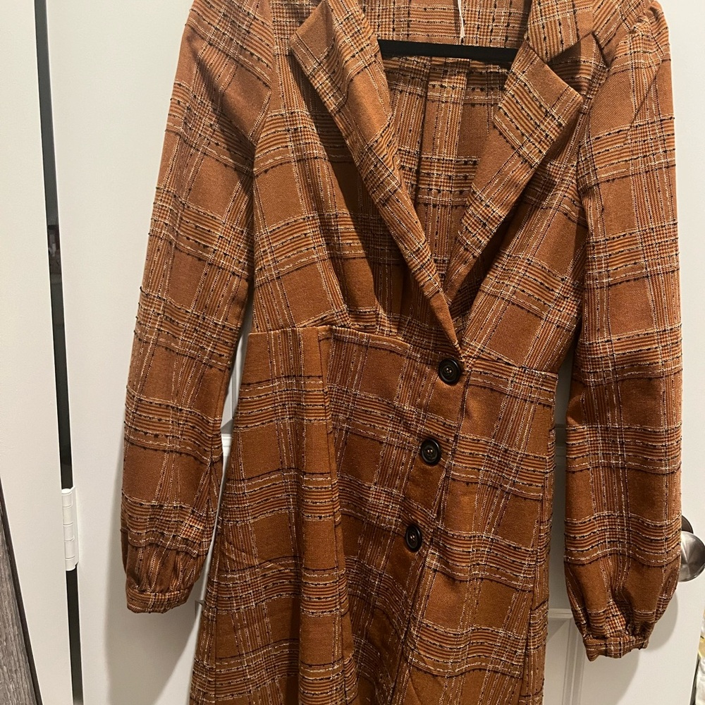Free People blazer style dress. Size 2. New with tags.
